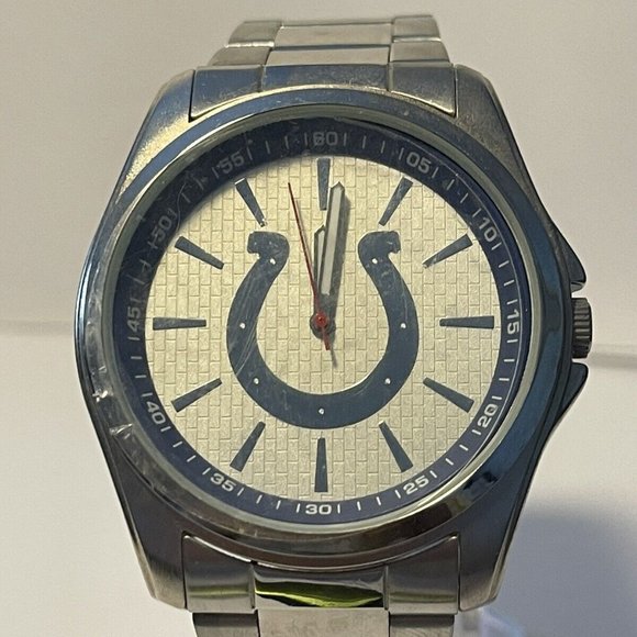 Indianapolis Colts NFL Stainless-Steel Men's Watch by Game Time NEW